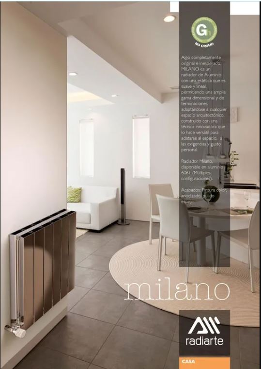 RADIADOR ELECTRICO MILANO 500 W BCROMADO