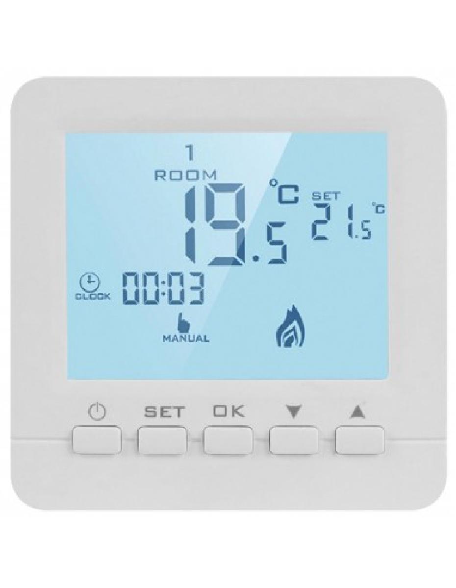 TERMOSTATO DE AMBIENTE CON BOTONES KALT
