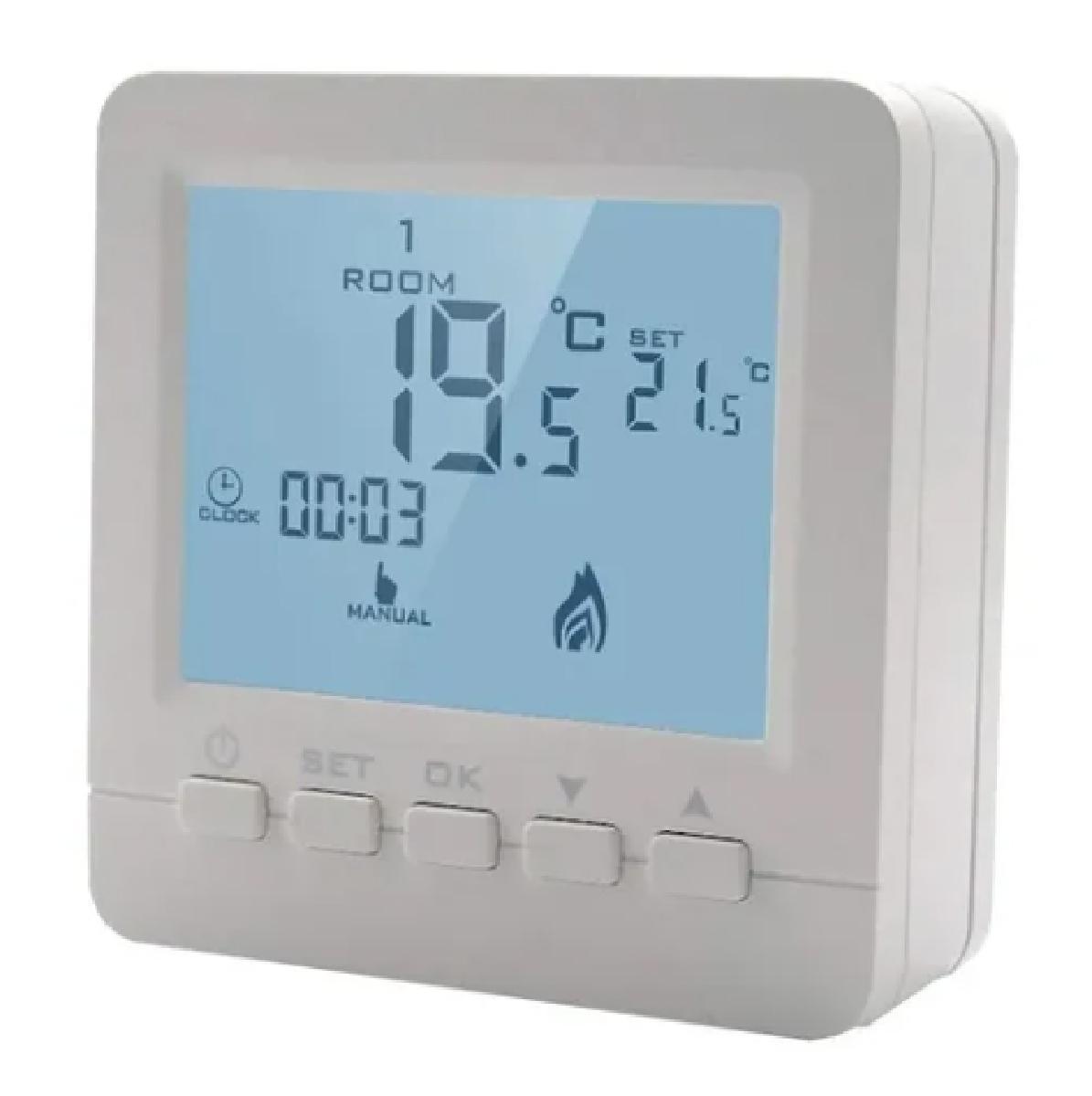 TERMOSTATO DE AMBIENTE CON BOTONES KALT