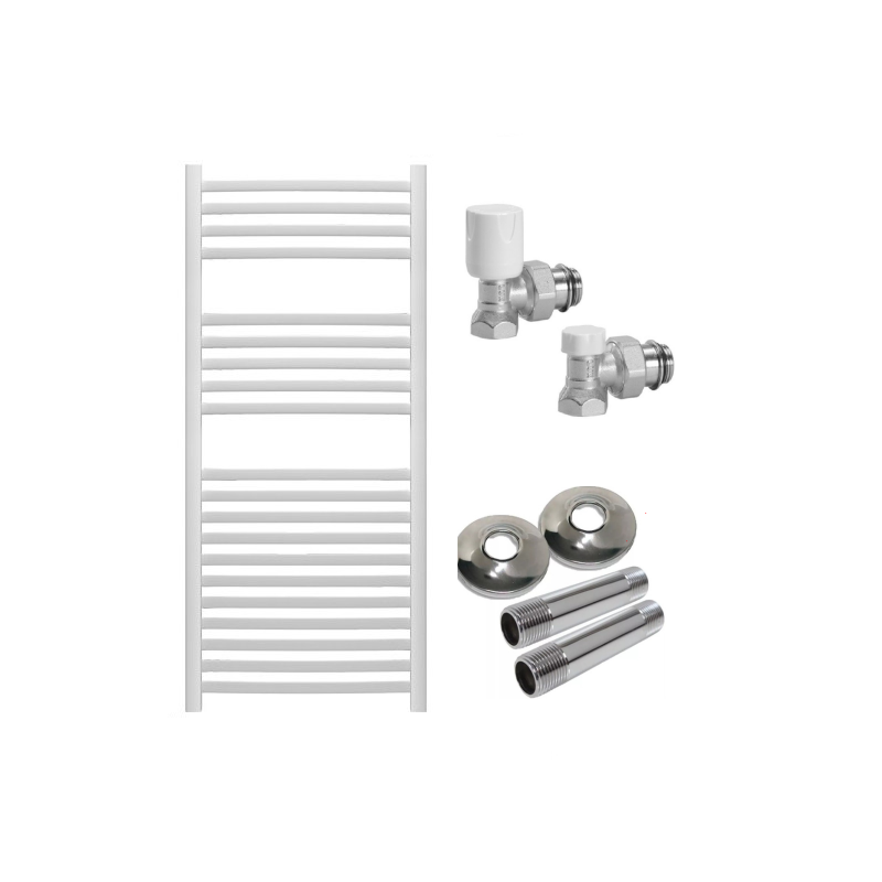 COMBO TOALLERO KANAH 1200X500 BLANCO AGUA + KIT COMPLETO