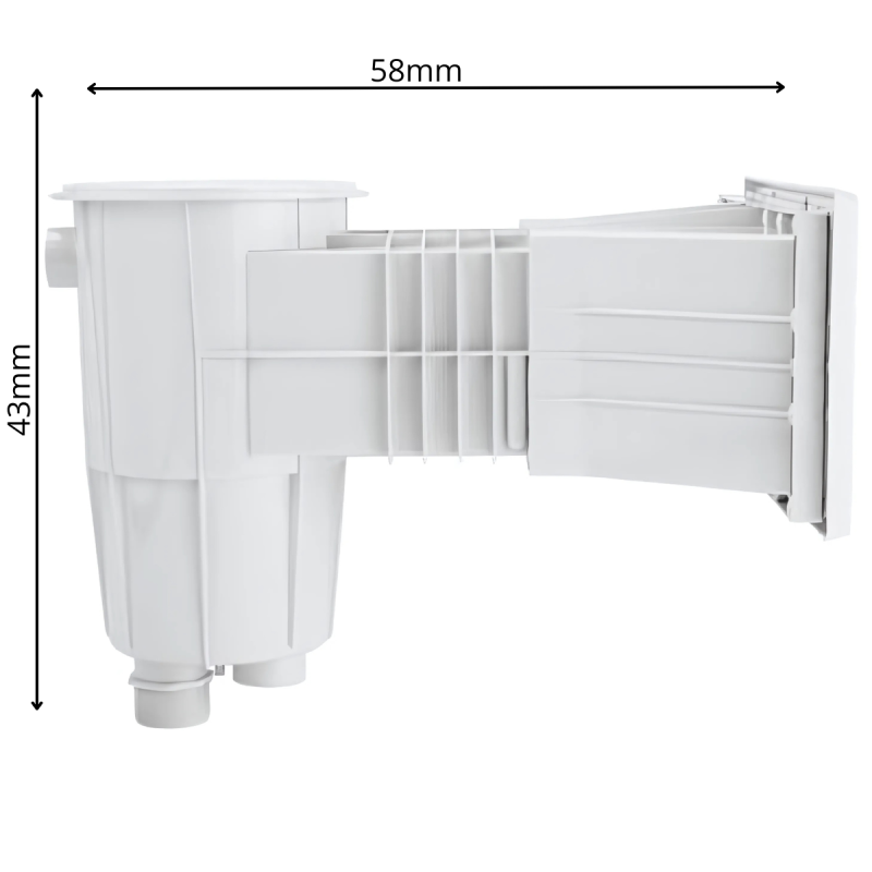 SKIMMER CON BOCA LARGA Y ANCHA PARA FIBRA LACUS