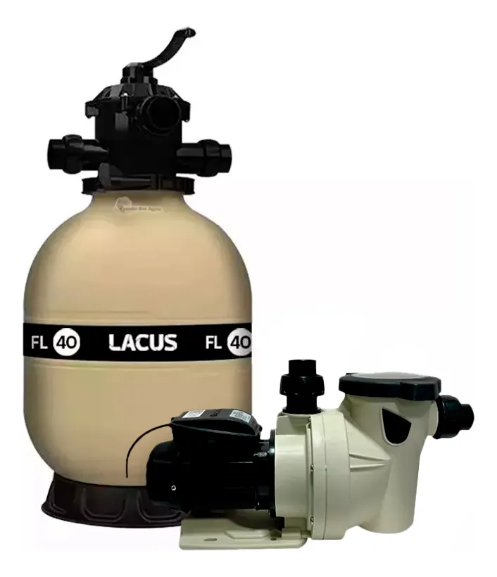 Combo FILTRO FL 40 Y BOMBA FIT 50 1/2hp LACUS PARA PILETA DE 48.000 LTS
