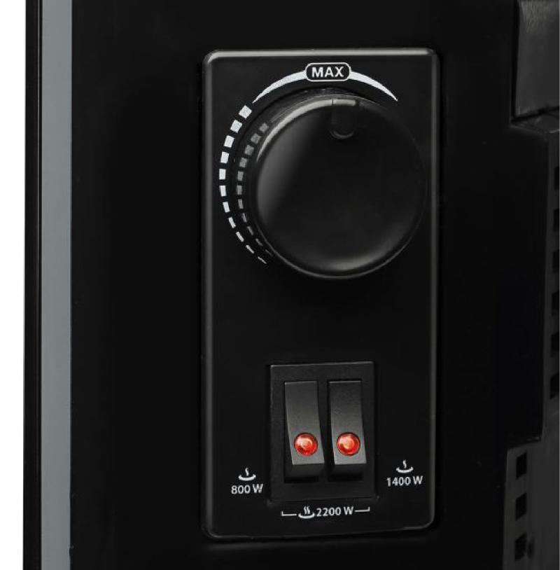 PANEL CALEFACTOR DE VIDRIO LILIANA DE PIE/PARED (HOTGLASS) 800-1400-2200W