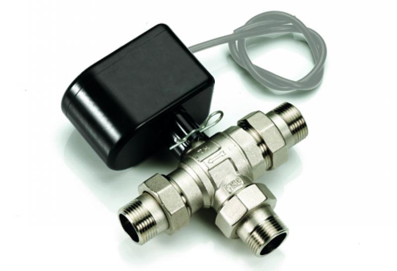 Valvula Esferica De 3 Vias By Pass Motorizada 1  230v Tiemme