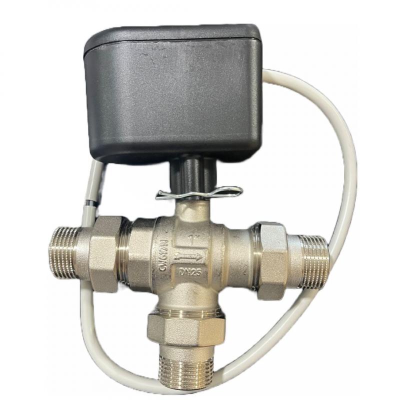 Valvula Esferica De 3 Vias By Pass Motorizada 1  230v Tiemme