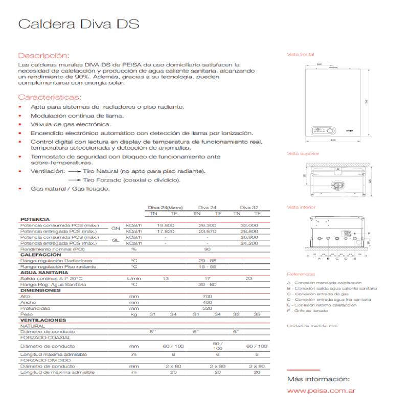 CALDERA PEISA DIVA 32 DUAL