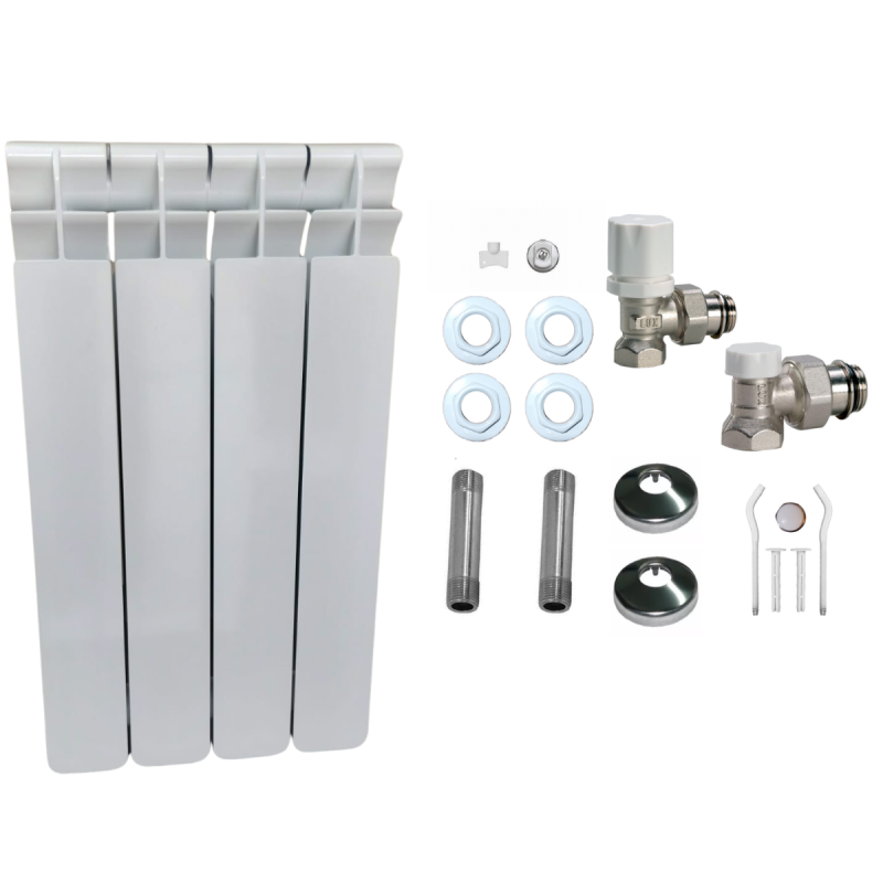 RADIADOR DE ALUMINIO VITTORIA 500 X4 ELEMENTOS