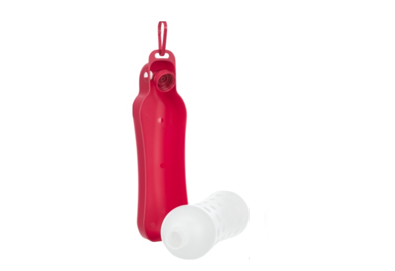 Bebedero Botella 250ml Portatil Perros Cachorros Mascotas