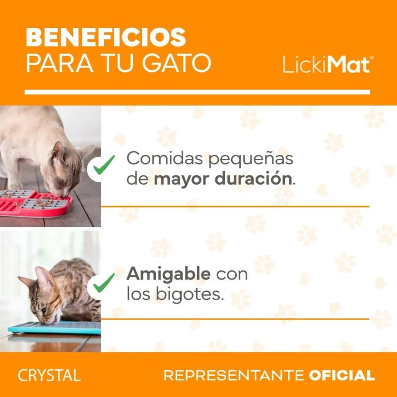 Alfombra De Lamer Mantel Antiestres Lickimat Felix