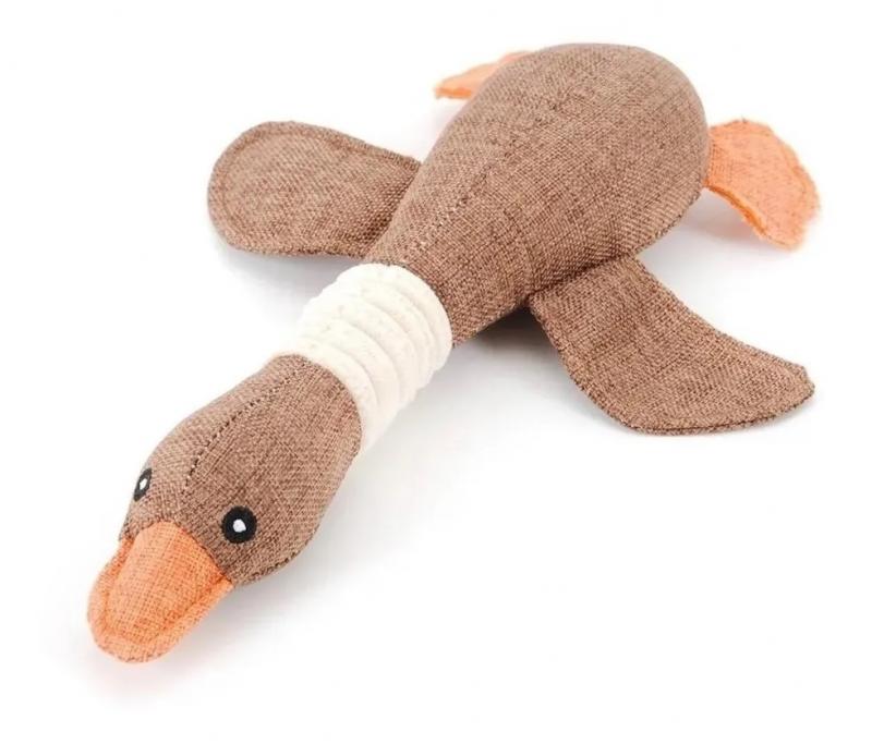 Juguete Peluche Pato C/sonido Perros Cachorros Mascotas