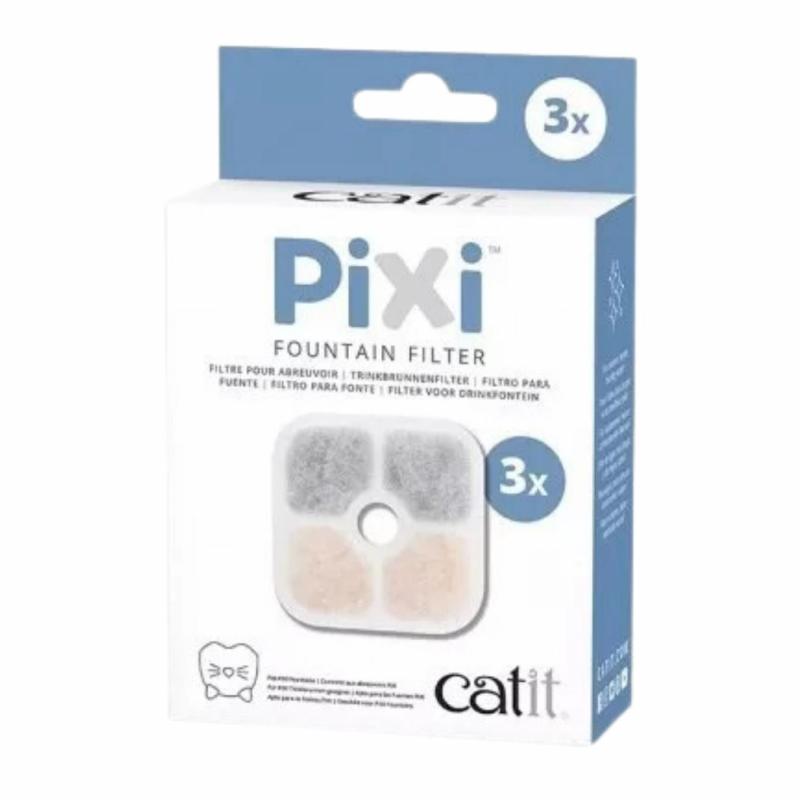 Filtro Repuesto Carbón Fuente Catit Pixi X3u Gatos