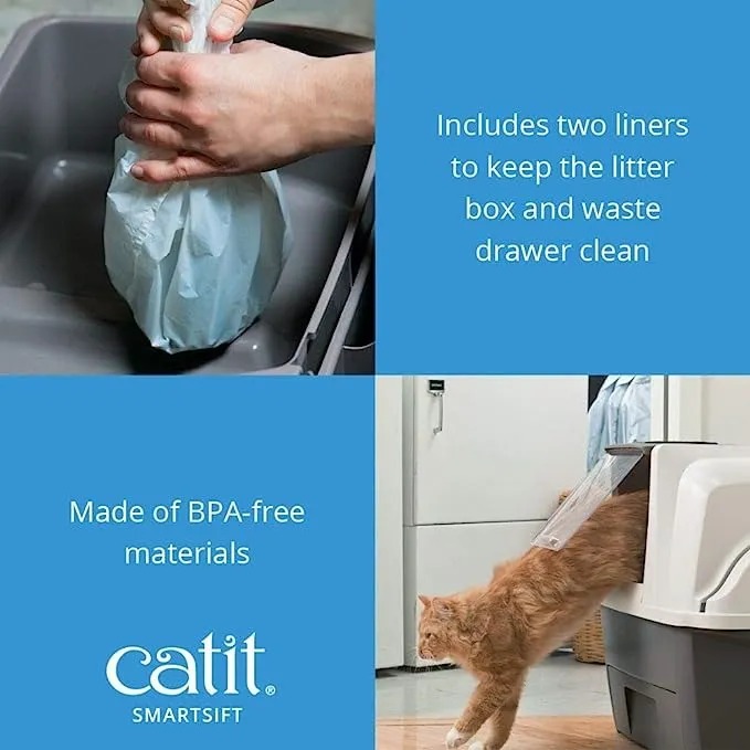 Litera Catit Autolimpiante Smartsift Baño C/filtro Mascotas