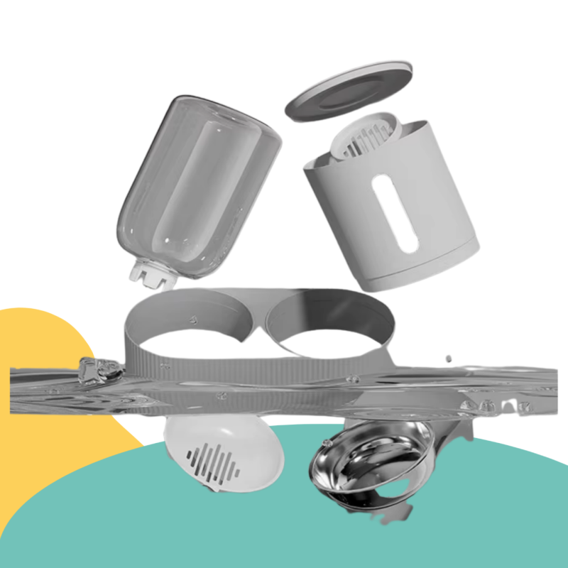 Comedero Bebedero Dispenser Doble Automatico 2,6lts Mascotas