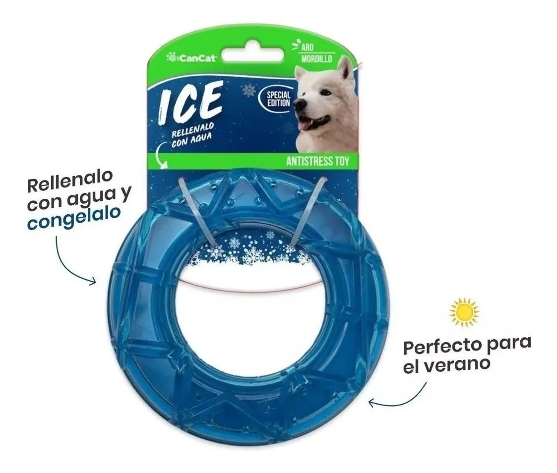 Aro Mordillo Ice Verano Juguete Perros Cachorros CanCat