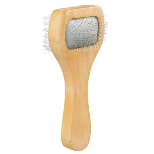 Cepillo Carda Blando Doble Perros Gatos Cachorros Trixie