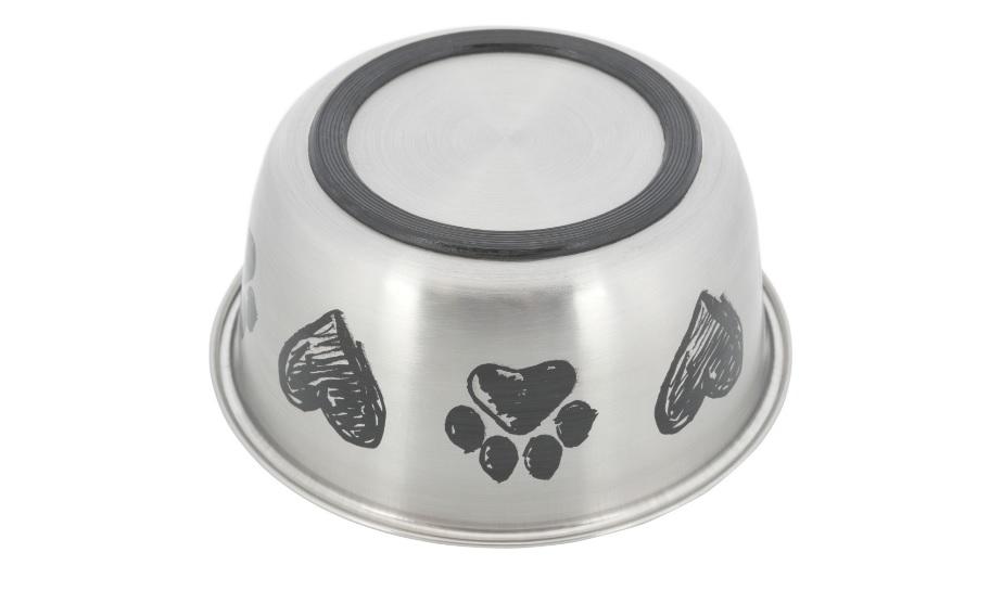 Comedero Acero Barnizado 2 Lts Perros Cachorros Trixie