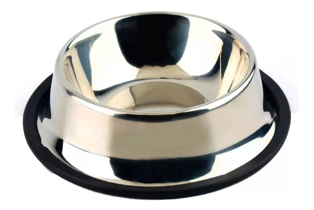 Comedero Acero Inoxidable Trixie Antideslizante M