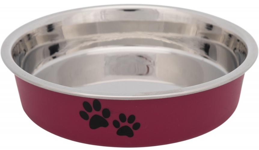 Comedero Acero Y Plastico 0,25 Gatos Persa Siames Mascotas Trixie