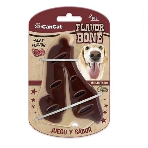 Juguete Bife Nylon Perros Cachorros Mascotas Bulldog Cancat