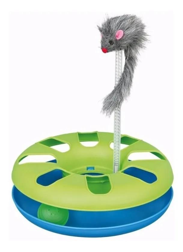 Juguete Interactivo Gatos Circulo Caza Pelota Raton trixie