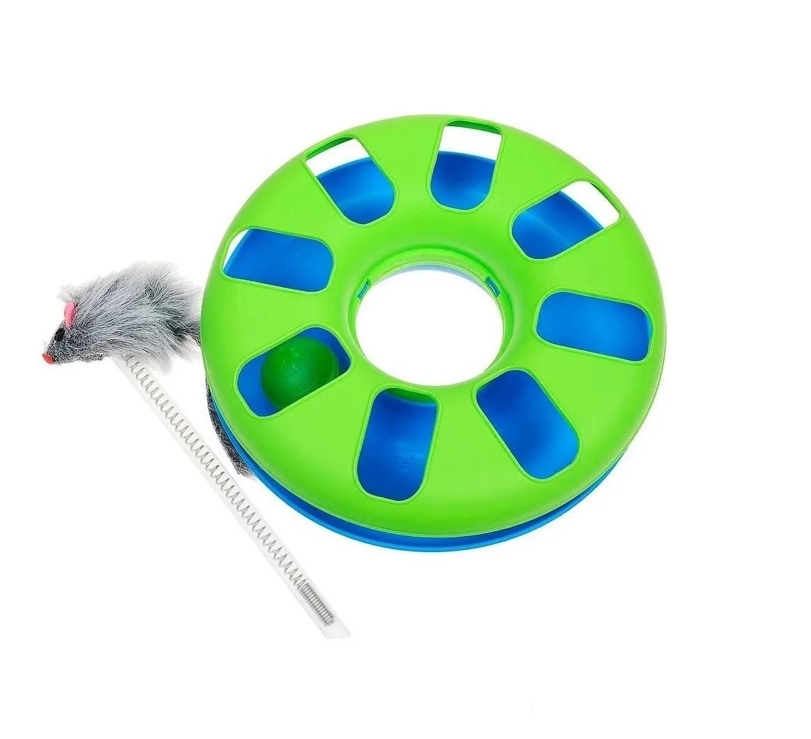 Juguete Interactivo Gatos Circulo Caza Pelota Raton trixie