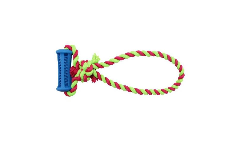 Juguete Mordillo C/manija Perros Cachorros Mascotas Trixie