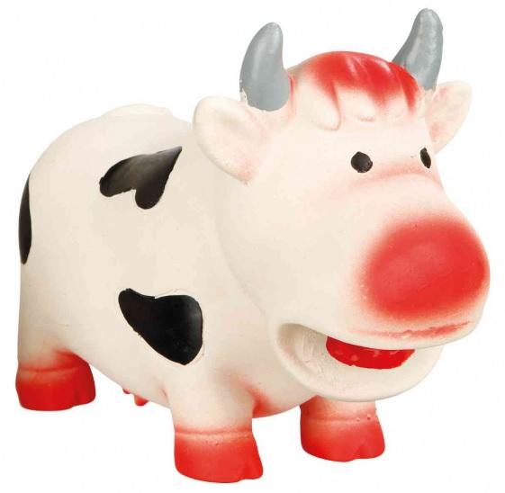 Juguete Mordillo Vaca D Latex 19cm Perros Cachorros Mascotas Trixie