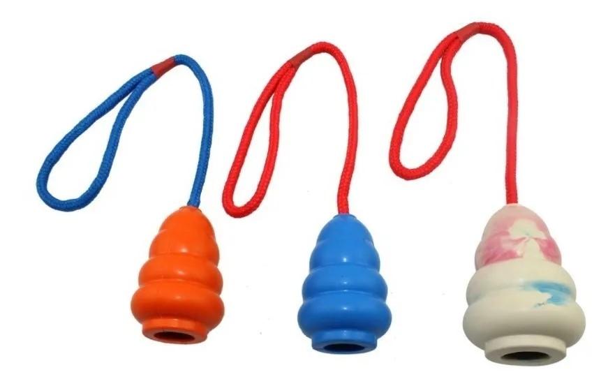 Juguete Pelota Jumper Soga Caucho Perros Cachorros Mascotas Trixie