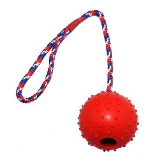 Juguete Pelota Puas C/soga Perros Cachorros Mascotas Trixie