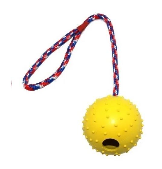 Juguete Pelota Puas C/soga Perros Cachorros Mascotas Trixie