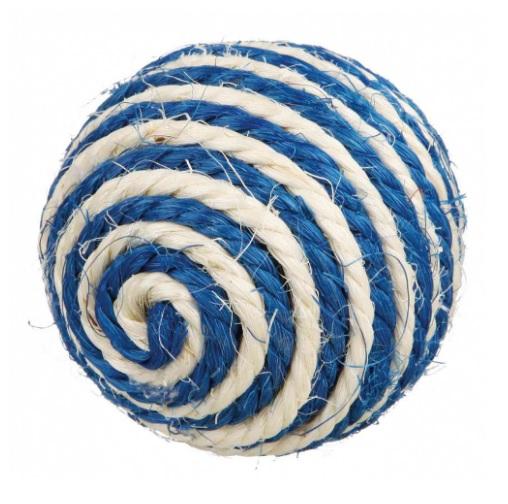 Juguete Pelota Sisal Trixie Gatos Mascotas Siames