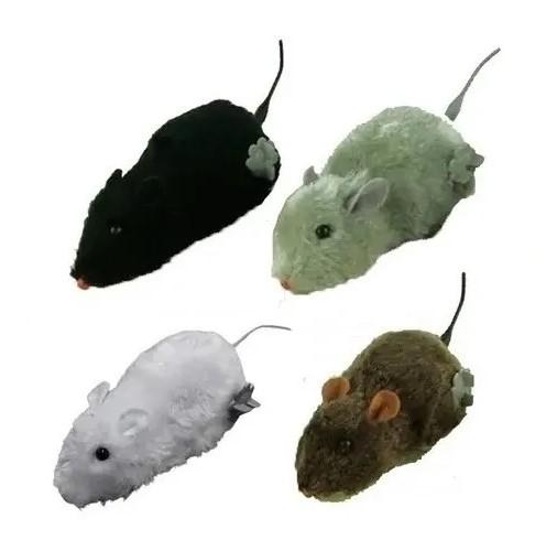 Juguete Raton A Cuerda Para Gatos Mascotas Siames Persa