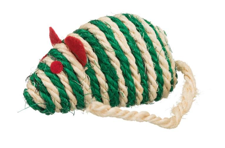 Juguete Raton Sisal Trixie Gatos Mascotas Siames