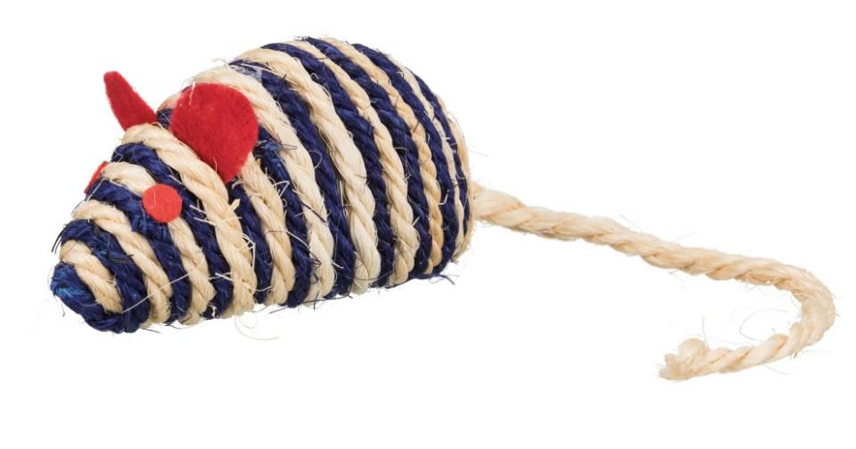 Juguete Raton Sisal Trixie Gatos Mascotas Siames
