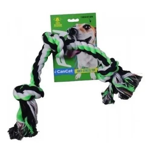 Juguete Soga 17 3 Nudos Perros Cachorros Mascotas