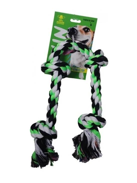 Juguete Soga 4 Nudos 22 CanCat Perro Grande Cachorros