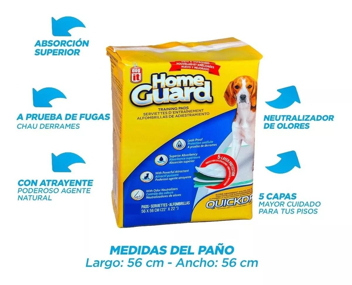 Paños Homeguard Adiestramiento Perros Cachorros 50u.