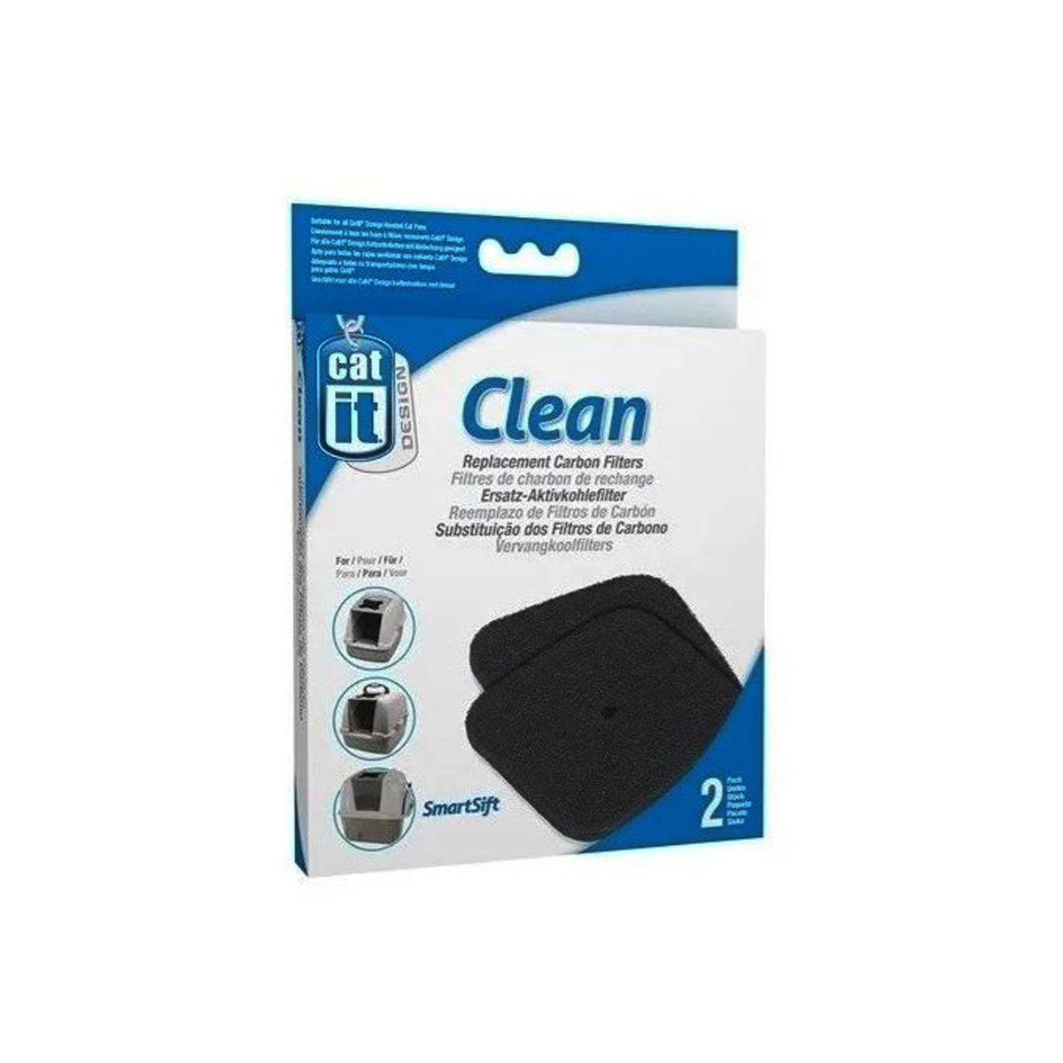 Repuesto Filtro X2u Carbon Litera Catit Gatos Siames
