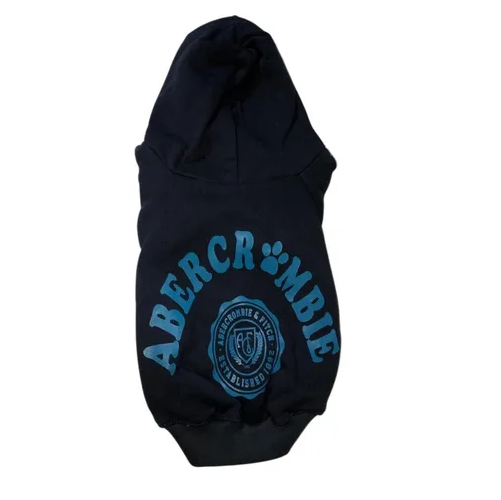 Ropa Para Perros Buzo Gris Oscuro Abercrombie Gatos Cachorros Mascotas