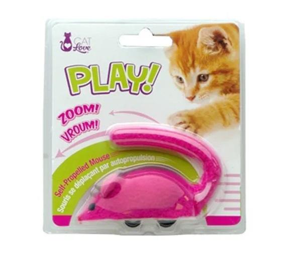 Juguete Raton Autopropulsion Cat Love Gatos Persas Mascotas