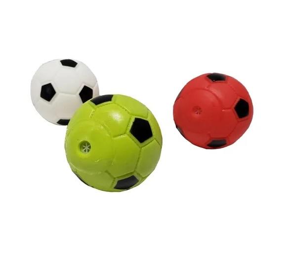 Juguete Pelota Futbol Vinilo 6cm Perros Cachorros Mascotas