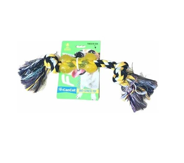 Juguete Soga Cuerda Hueso12 Cancat Perros Cachorros Mascotas