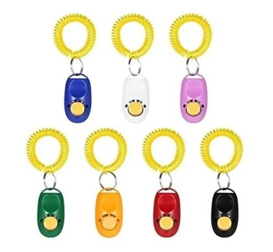 Clicker De Adiestramiento Llamador Perros Cachorros Mascotas