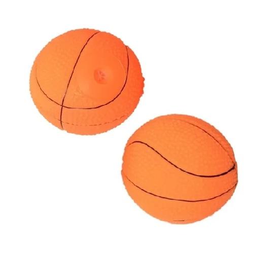 Juguete Pelota Basket Vinilo 6.5cm Perros Cachorros Mascotas