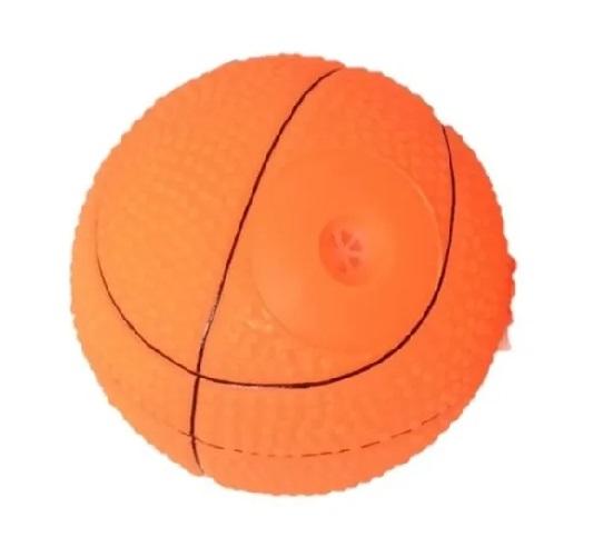 Juguete Pelota Basket Vinilo 6.5cm Perros Cachorros Mascotas