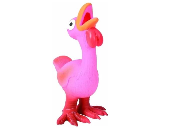 Juguete Mordillo Gallina 14cm Perros Cachorros Mascotas