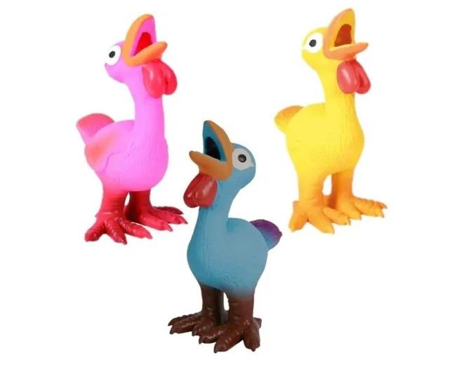 Juguete Mordillo Gallina 14cm Perros Cachorros Mascotas