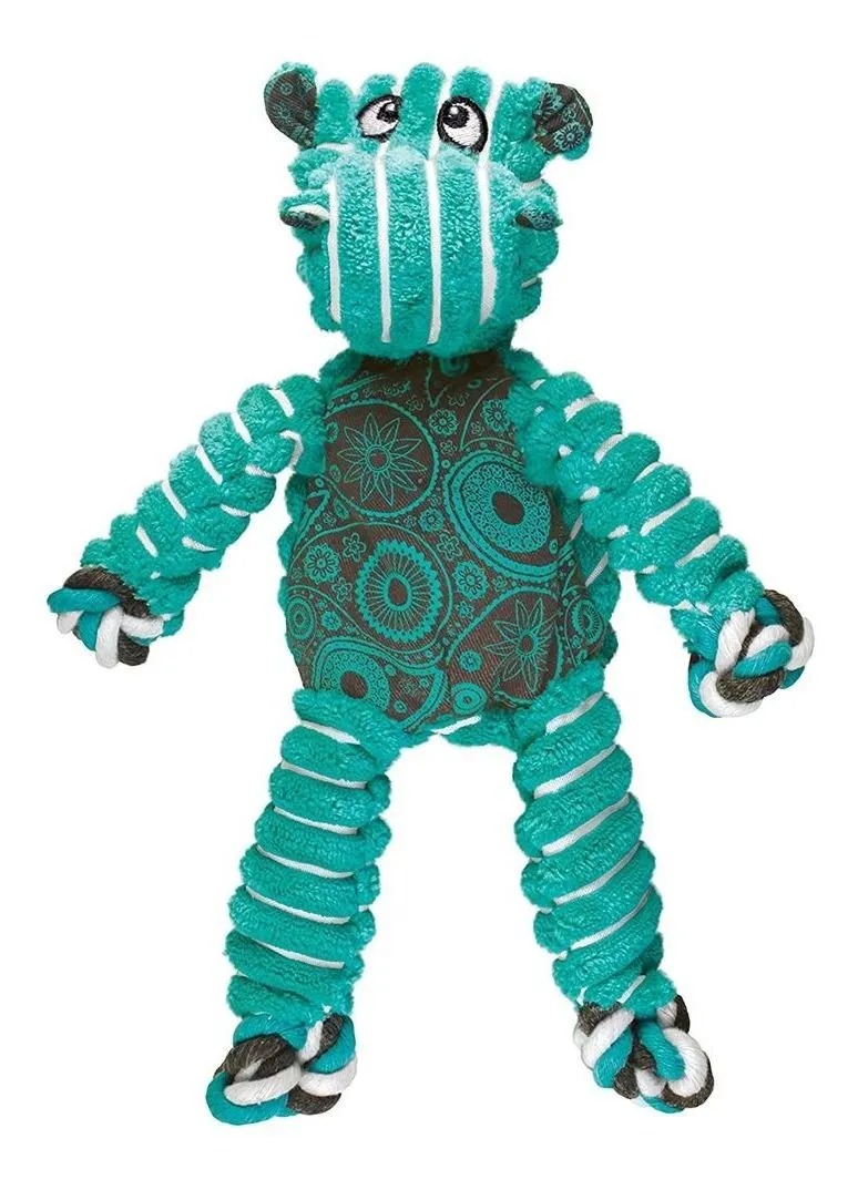Juguete Peluche Hipopotamo Floppy Knots Sm/md Kong Perros Mascotas