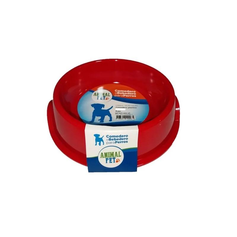 Comedero Bebedero Plastico Medium Perros Cachorros Mascotas