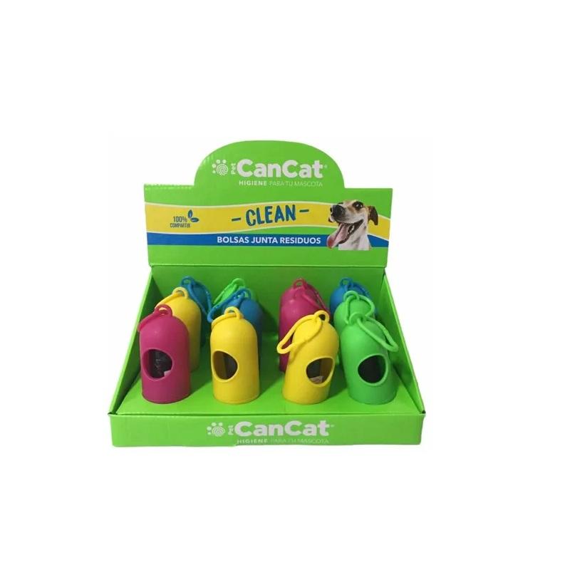 Dispenser Bolsitas + Bolsa Cancat Perros Cachorros Mascotas